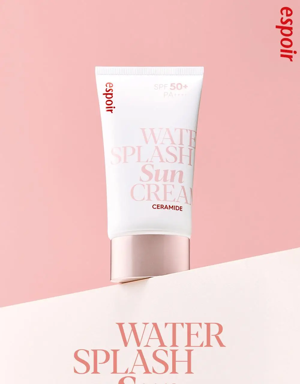 [톤업선크림] 에스쁘아 워터 스플래쉬 선크림 세라마이드 60ml 상세페이지 1